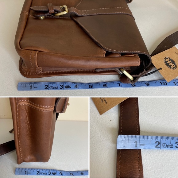 New Montana Hudson Mabel Handcrafted Leather Purse - Picture 14 of 15